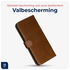 Rosso Deluxe Samsung Galaxy S24 Ultra Hoesje Echt Leer Book Case Bruin afbeelding 7