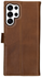 Rosso Deluxe Samsung Galaxy S24 Ultra Hoesje Echt Leer Book Case Bruin afbeelding 11