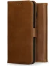 Rosso Deluxe OnePlus 12 Hoesje Echt Leer Book Case Bruin