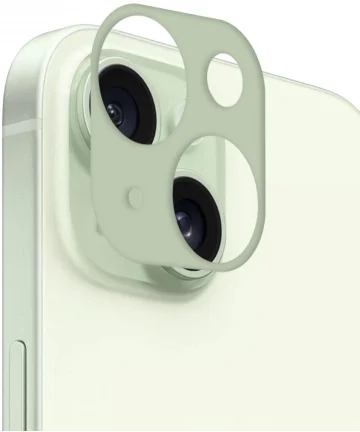 Rosso Apple iPhone 15 / 15 Plus Camera Lens Protector Groen Screen Protectors