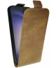 Rosso Element Samsung Galaxy S24 Hoesje Verticale Flip Case Bruin