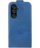 Rosso Element Samsung Galaxy S24 Hoesje Verticale Flip Case Blauw