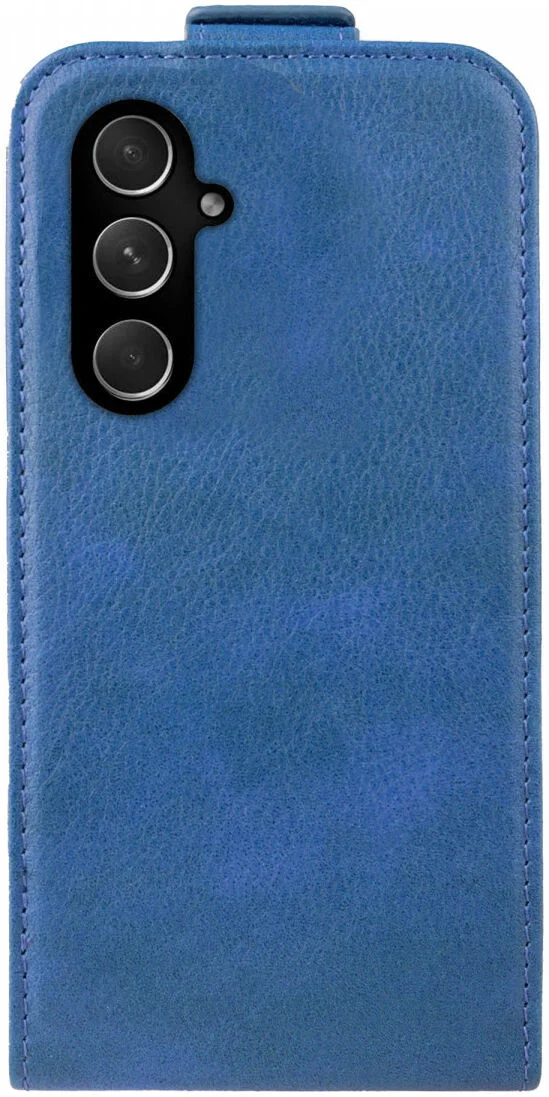 Rosso Element Samsung Galaxy S24 Plus Hoesje Verticale Flip Case Blauw afbeelding 3