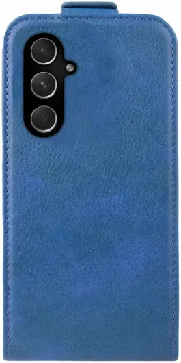 Rosso Element Samsung Galaxy S24 Plus Hoesje Verticale Flip Case Blauw afbeelding 3