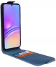 Rosso Element Samsung Galaxy A05 Hoesje Verticale Flip Case Blauw