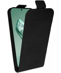 Rosso Element OnePlus 12 Hoesje Verticale Flip Case Zwart