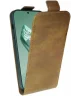 Rosso Element OnePlus 12 Hoesje Verticale Flip Case Bruin