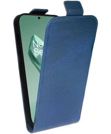 Rosso Element OnePlus 12 Hoesje Verticale Flip Case Blauw Hoesjes