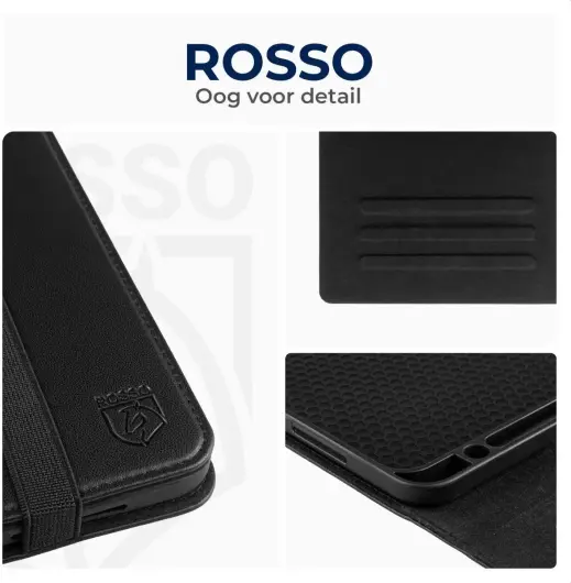 Rosso Element Xiaomi Redmi Pad SE Hoes Book Case Zwart afbeelding 2