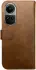 Rosso Element Oppo Reno 10 Pro Hoes Book Case Wallet Bruin afbeelding 2