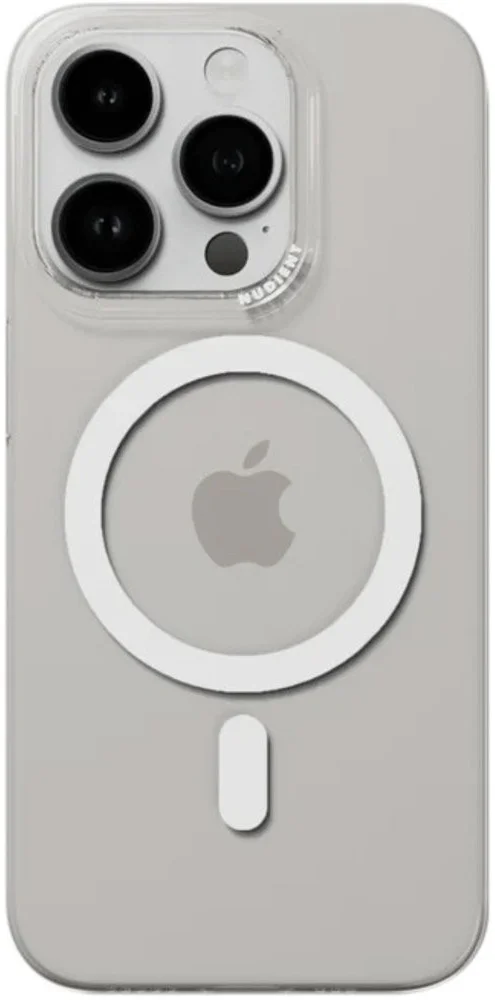 Nudient Thin Case V3 Apple iPhone 15 Pro Hoesje MagSafe Transparant afbeelding 1