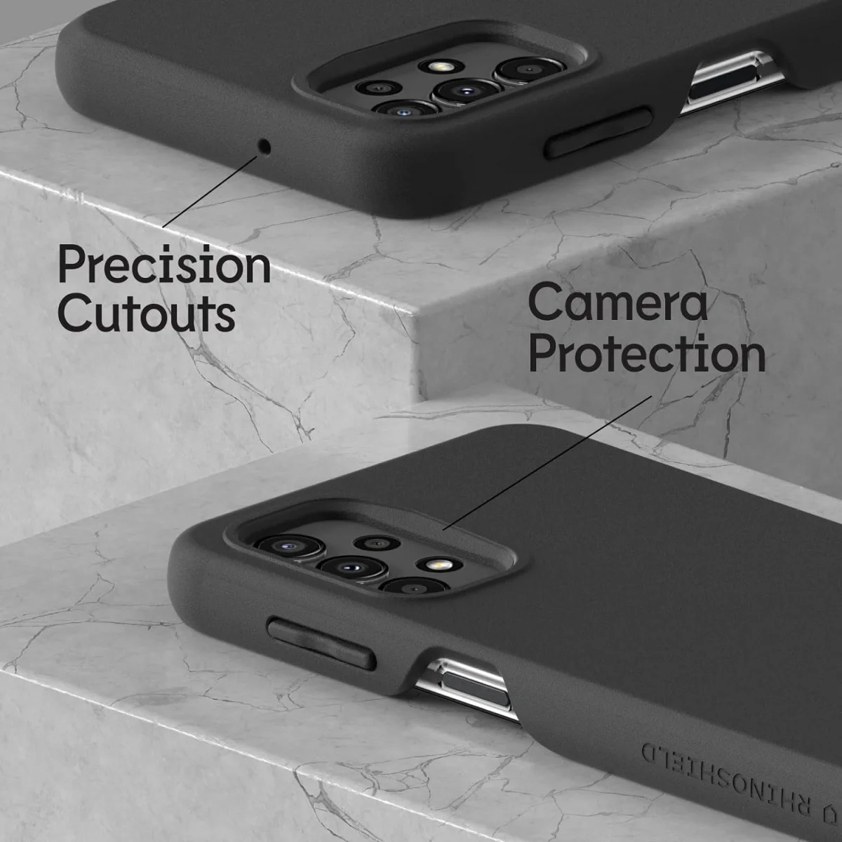 RhinoShield SolidSuit Samsung Galaxy A14 Hoesje Classic Zwart afbeelding 3