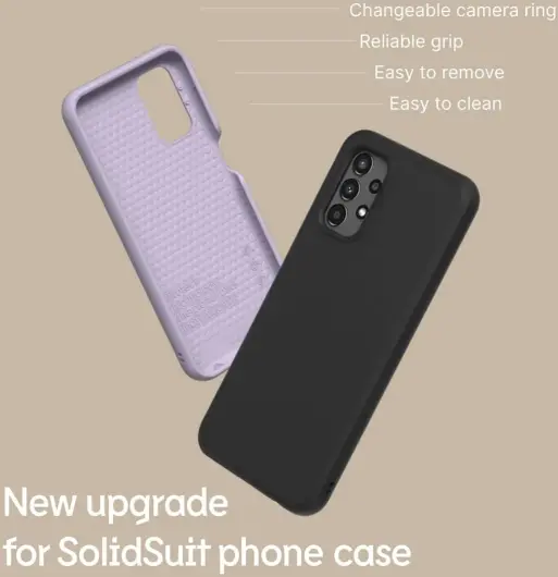 RhinoShield SolidSuit Samsung Galaxy A14 Hoesje Classic Zwart afbeelding 5