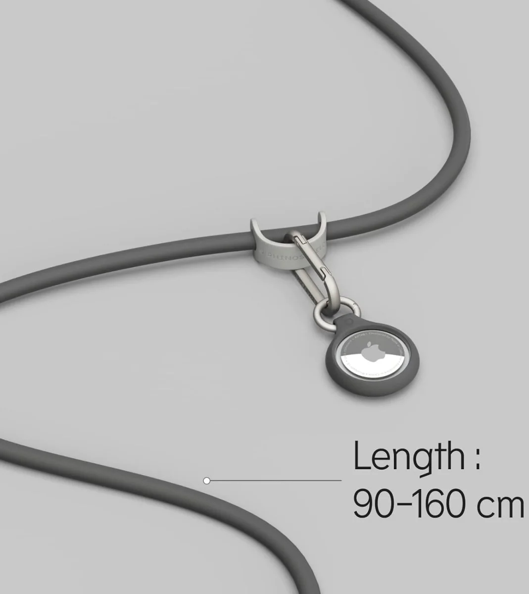 Rhinoshield Lanyard Crossbody Telefoonkoord Grijs afbeelding 5