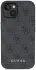 Guess Apple iPhone 15 Hoesje Hard Case 4G Logo Metal Grijs afbeelding 3