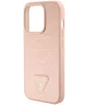 Guess iPhone 15 Pro Max Hoesje Triangle Coco Hard Case Logo Roze