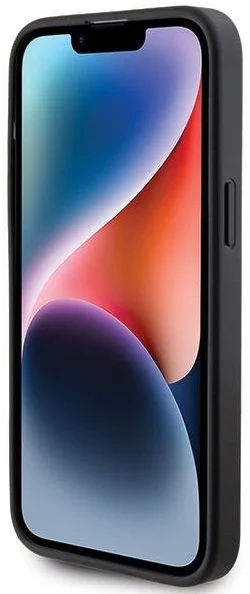 Guess Apple iPhone 15 Pro Hoesje Hard Case 4G Logo Metal Grijs afbeelding 5