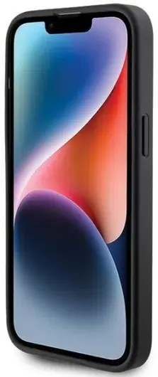 Guess Apple iPhone 15 Pro Hoesje Hard Case 4G Logo Metal Grijs afbeelding 5