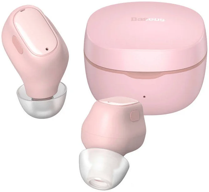 Baseus Bowie WM01 TWS Headset Draadloze Bluetooth Oordopjes Roze afbeelding 1