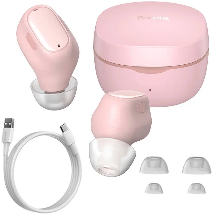 Baseus Bowie WM01 TWS Headset Draadloze Bluetooth Oordopjes Roze afbeelding 7