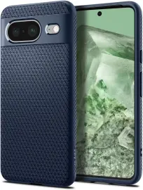 Spigen Liquid Air Google Pixel 8 Hoesje Back Cover Blauw afbeelding