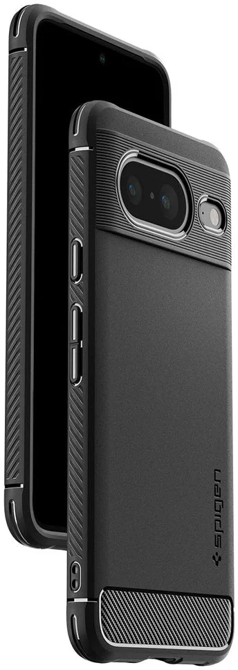 Spigen Rugged Armor Google Pixel 8 Hoesje Back Cover Zwart afbeelding 8