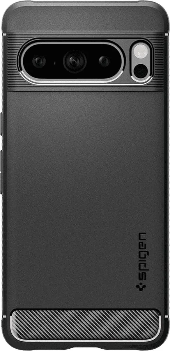 Spigen Rugged Armor Google Pixel 8 Pro Hoesje Back Cover Zwart afbeelding 2