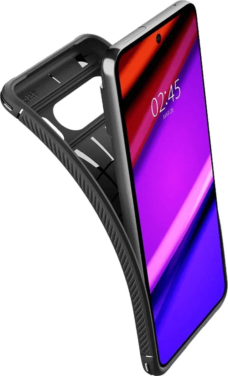 Spigen Rugged Armor Google Pixel 8 Pro Hoesje Back Cover Zwart afbeelding 9
