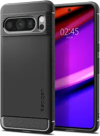 Spigen Rugged Armor Google Pixel 8 Pro Hoesje Back Cover Zwart afbeelding
