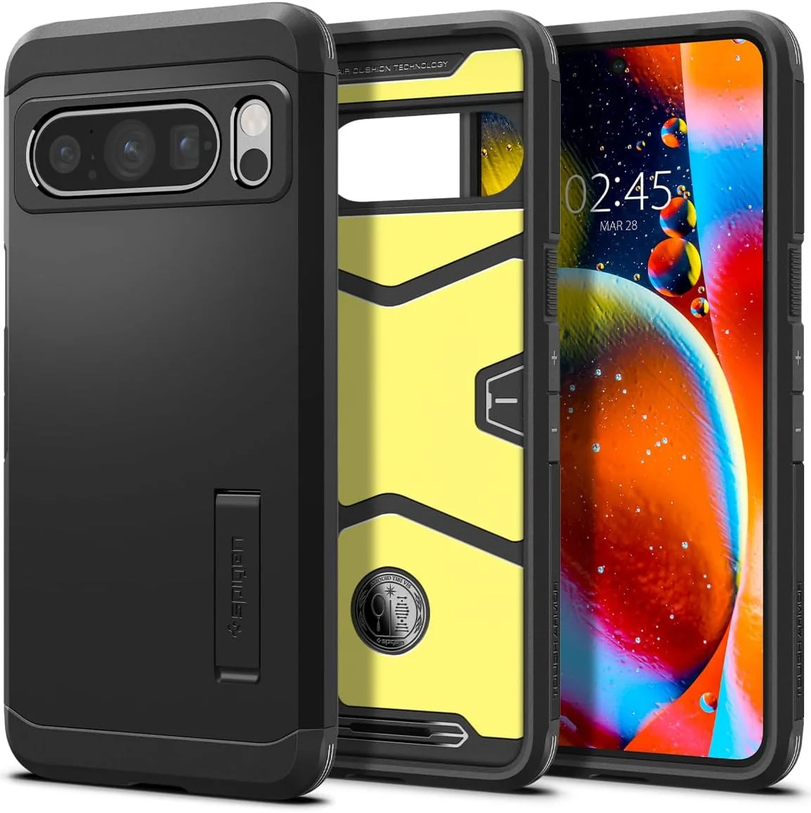 Spigen Tough Armor Google Pixel 8 Pro Hoesje Back Cover Zwart afbeelding 1