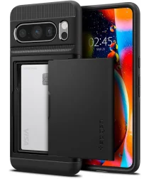 Spigen Slim Armor CS Google Pixel 8 Pro Hoesje Back Cover Zwart