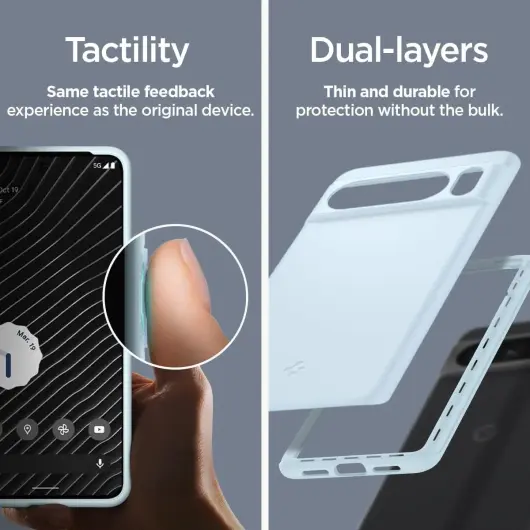 Spigen Thin Fit Google Pixel 8 Pro Hoesje Back Cover Blauw afbeelding 7