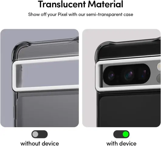 Spigen Cyrill Ultra Sheer Google Pixel 8 Pro Hoesje Back Cover Zwart afbeelding 6