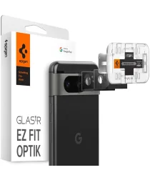 Spigen Optik Google Pixel 8 Camera Lens Protector Glas (2-Pack) Zwart