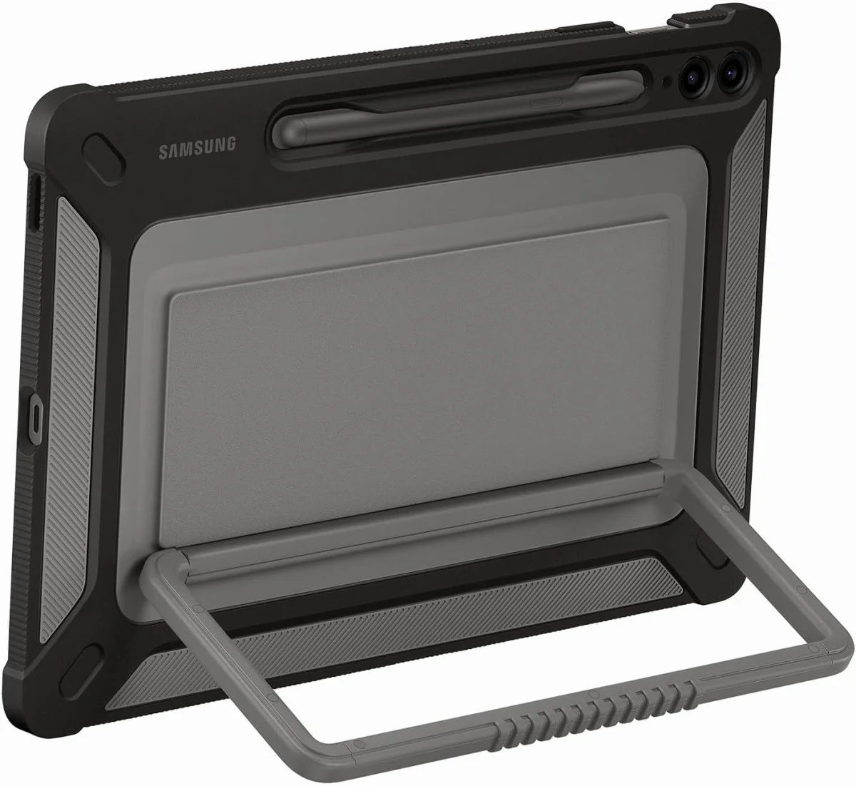 Originele Samsung Galaxy Tab S9 FE Plus Hoes Outdoor Cover Zwart afbeelding 1