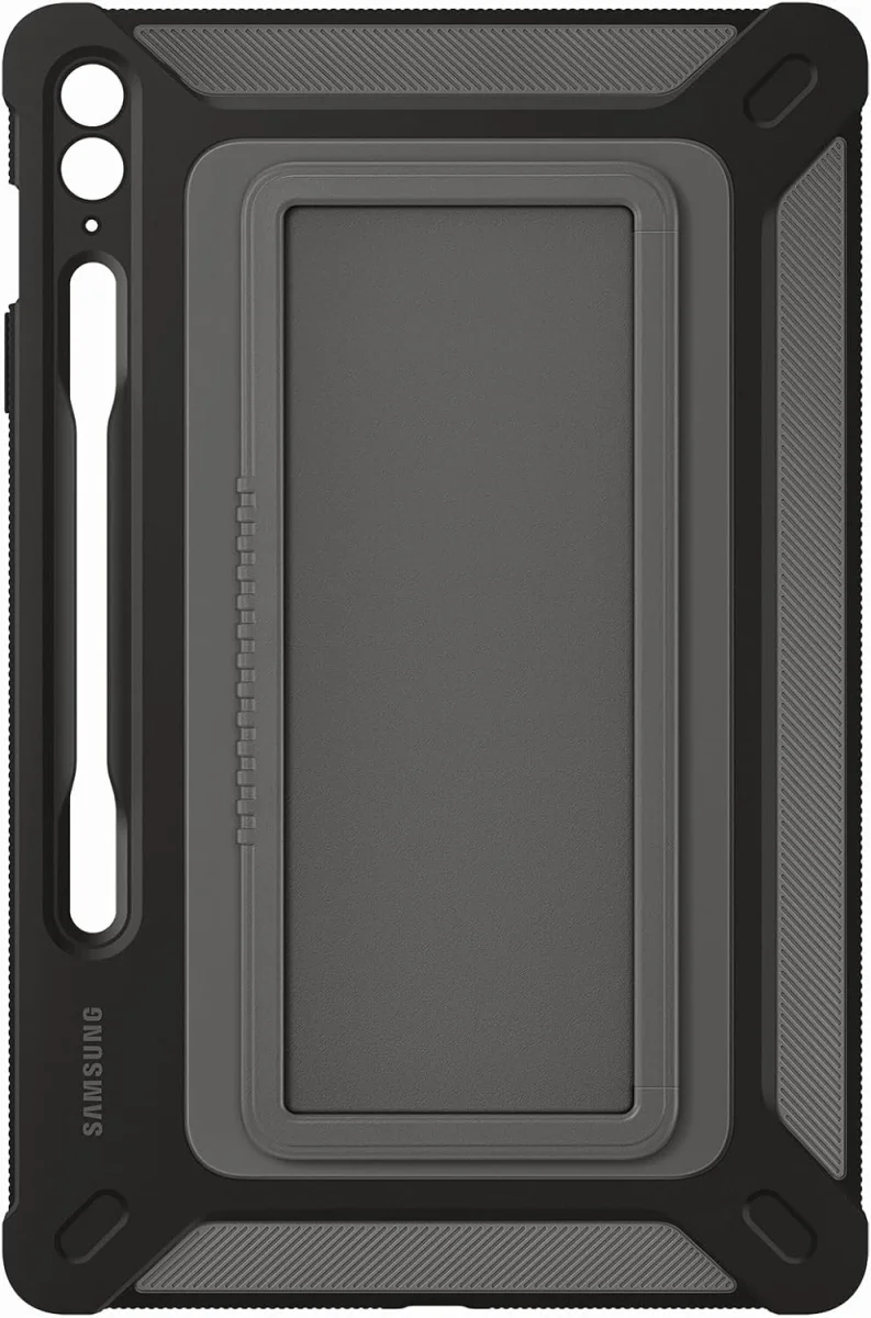 Originele Samsung Galaxy Tab S9 FE Plus Hoes Outdoor Cover Zwart afbeelding 2