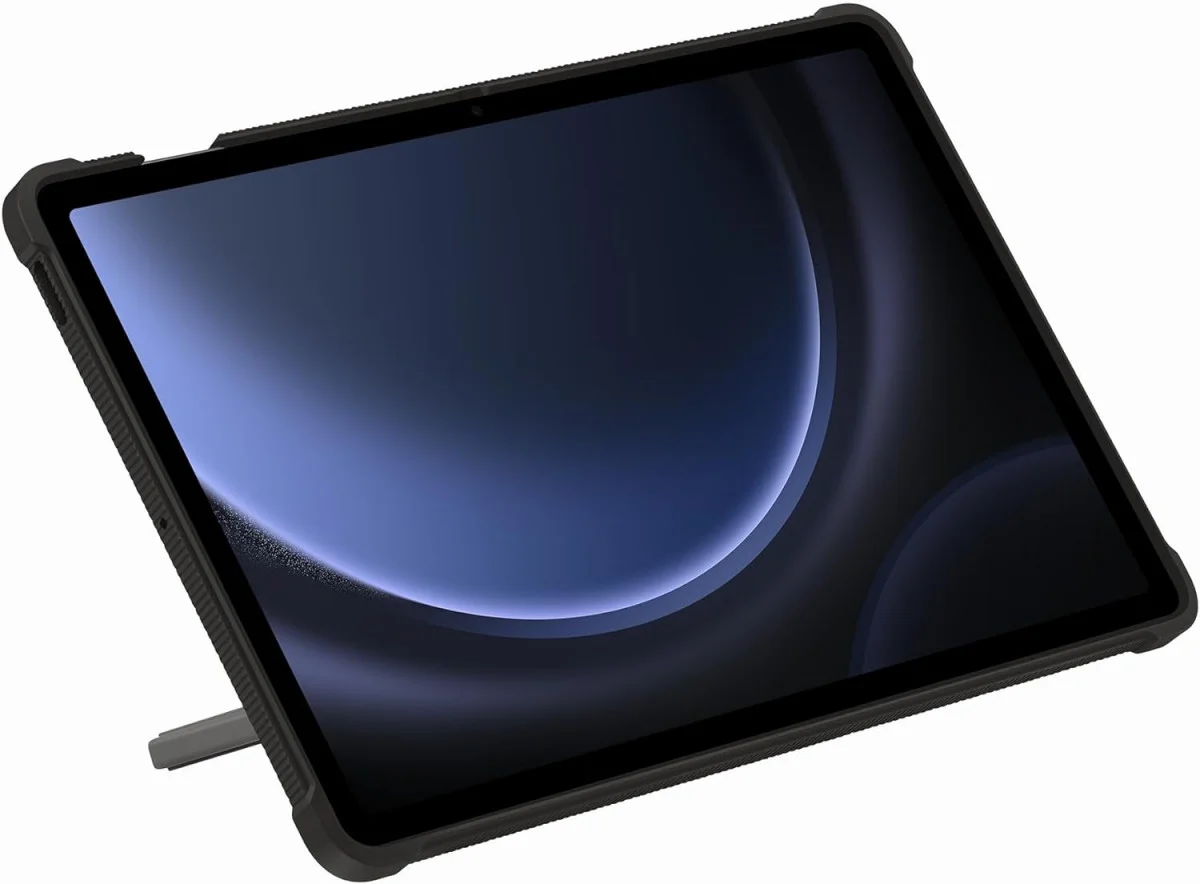 Originele Samsung Galaxy Tab S9 FE Plus Hoes Outdoor Cover Zwart afbeelding 5