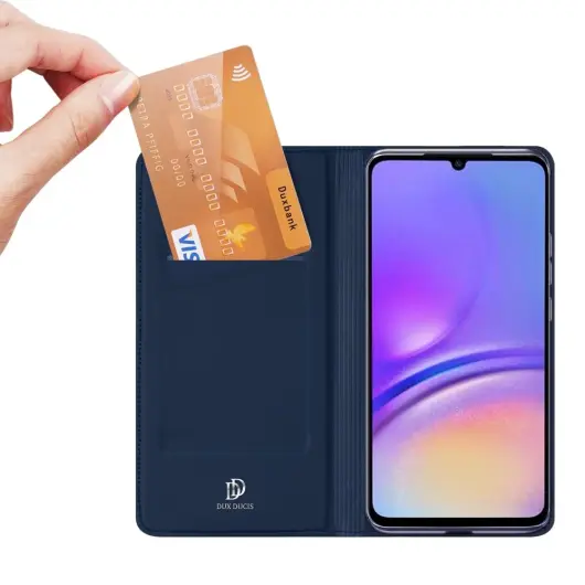 Dux Ducis Skin Pro Samsung Galaxy A05 Hoesje Portemonnee Blauw afbeelding 2