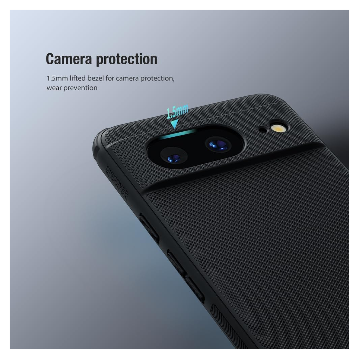 Nillkin Super Frosted Shield Google Pixel 8 Hoesje Back Cover Zwart afbeelding 8