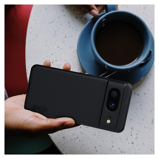 Nillkin Super Frosted Shield Google Pixel 8 Hoesje Back Cover Zwart afbeelding 9