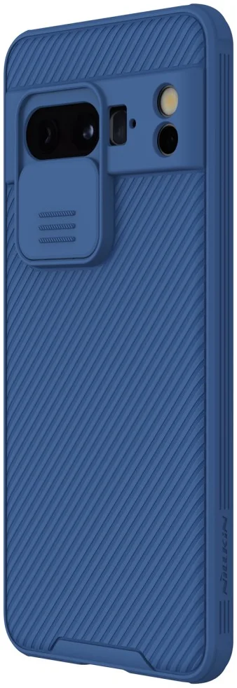 Nillkin CamShield Google Pixel 8 Pro Hoesje met Camera Slider Blauw afbeelding 2