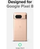 Ringke Onyx Google Pixel 8 Hoesje Flexibel TPU Back Cover Zwart