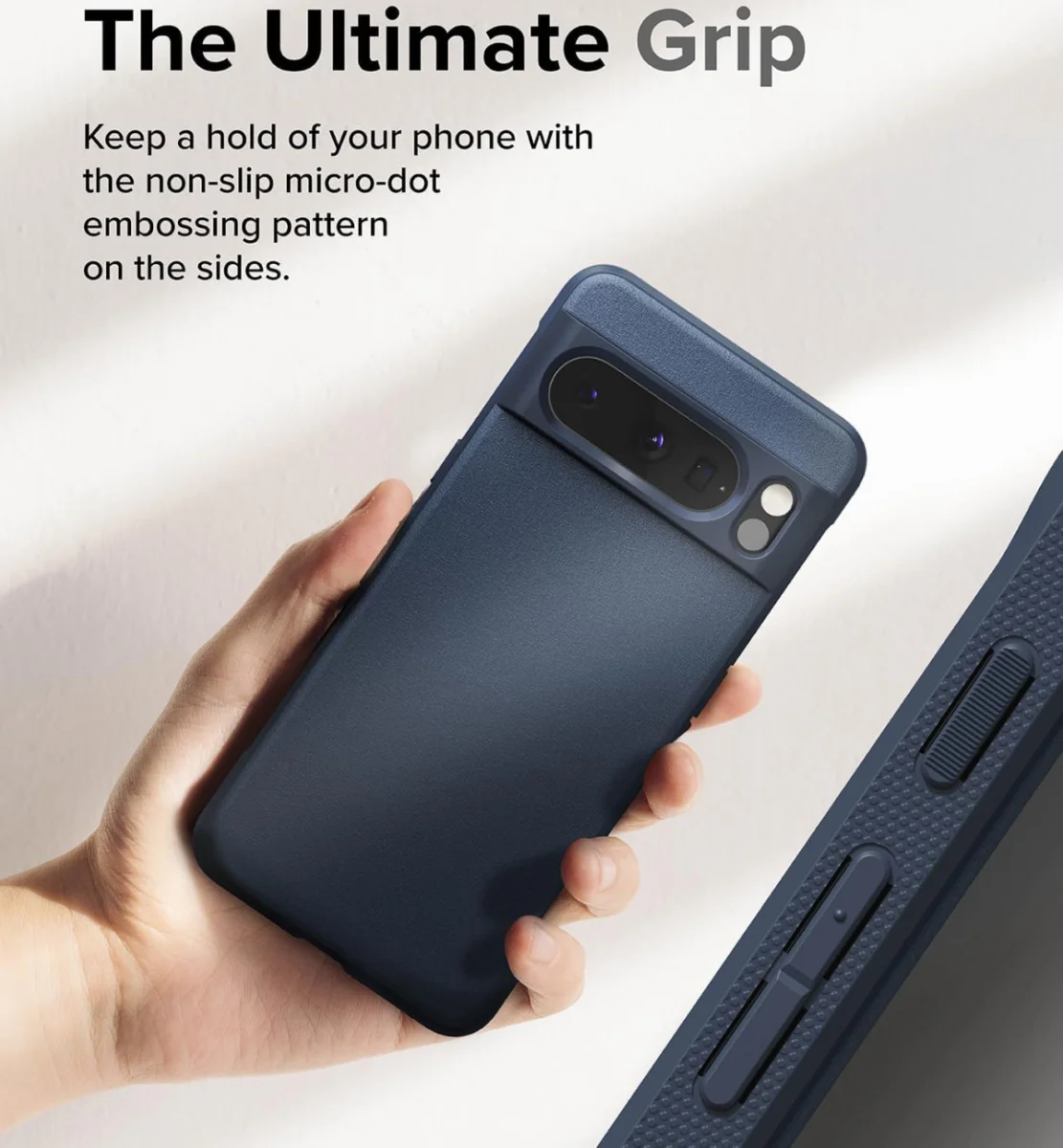 Ringke Onyx Google Pixel 8 Pro Hoesje Flexibel TPU Back Cover Blauw afbeelding 5