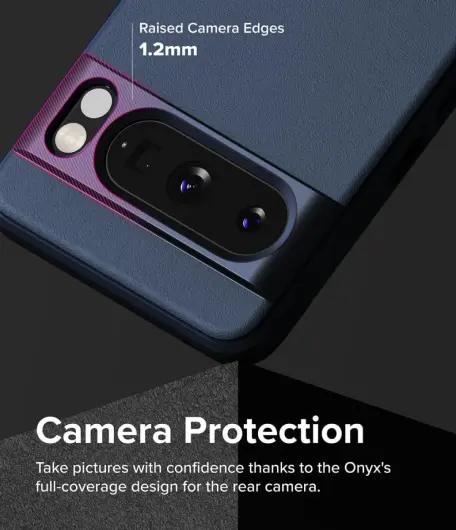 Ringke Onyx Google Pixel 8 Pro Hoesje Flexibel TPU Back Cover Blauw afbeelding 7
