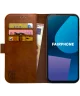 Rosso Element Fairphone 5 Hoesje Book Case Wallet Bruin