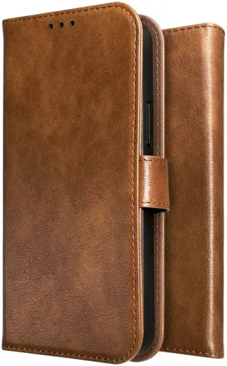 Rosso Element Fairphone 5 Hoesje Book Case Wallet Bruin afbeelding 5