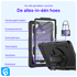 Samsung Galaxy Tab A9 Plus Hoes met Screen Protector en Handriem Zwart afbeelding 4
