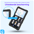 Samsung Galaxy Tab A9 Plus Hoes met Screen Protector en Handriem Rood afbeelding 4