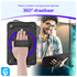 Samsung Galaxy Tab A9 Plus Hoes met Screen Protector en Handriem Rood afbeelding 8