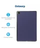 Samsung Galaxy Tab A9 Hoes Tri-Fold Book Case Standaard Blauw